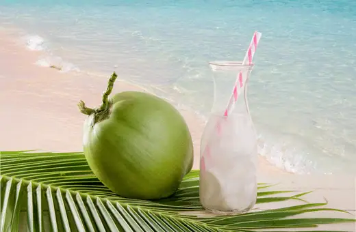 coconut water have sweet milky taste