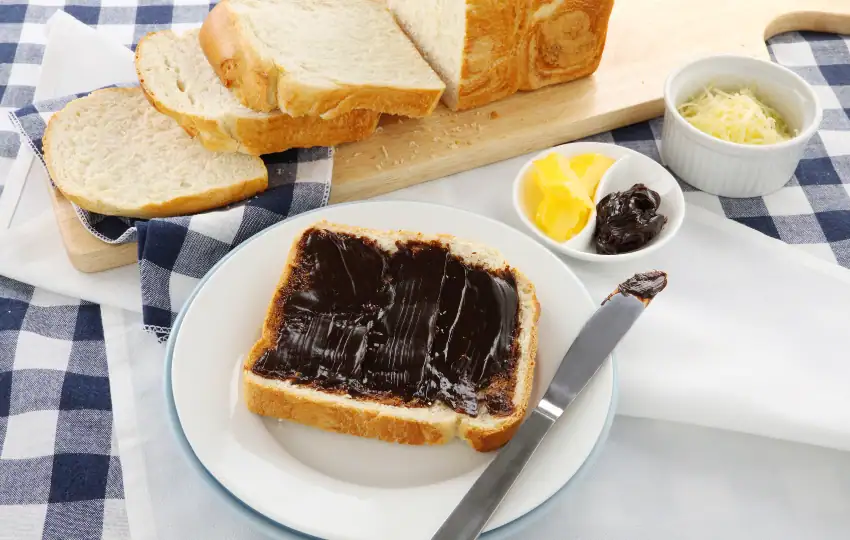 Vegemite is a popular spread made from yeast extract, vegetable, and spice extracts