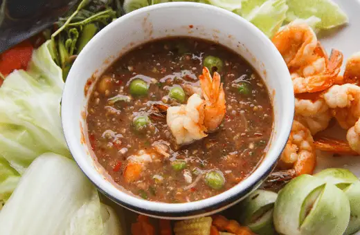 Shrimp paste is a strong-tasting, salty, brownish condiment made from fermented shrimp and salt.