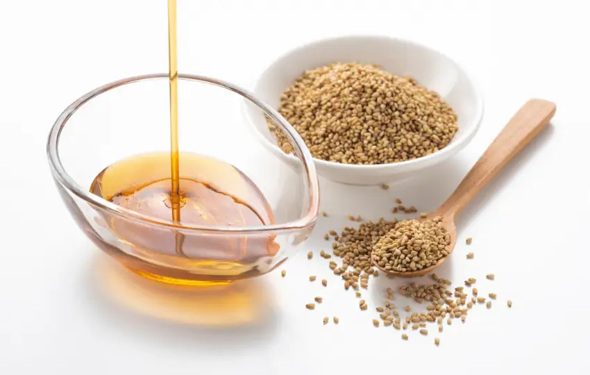 Sesame oil is an incredibly versatile and flavorful cooking oil extracted from sesame seeds. 