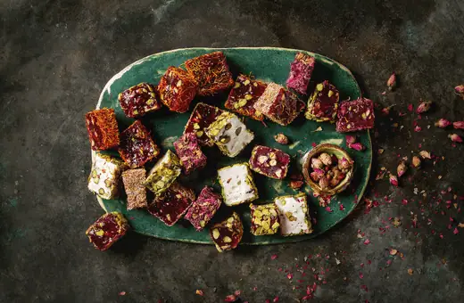Frys Turkish Delights have a soft, chewy texture and are bursting with flavor. 