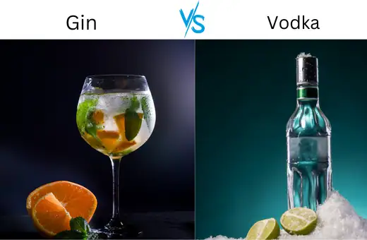 Vodka is much more neutral than gin. It has a clean, crisp taste that is perfect for mixing into cocktails. On the other hand, gin has a strong botanical flavor that comes from the juniper berries used to make it. 