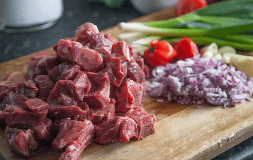 The texture of goat meat can depend on the animal's age; if you have a young goat, the meat is soft and lean. Mature goats are tougher and similar to beef and lamb meat.