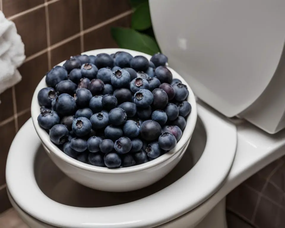 blueberries and stool color